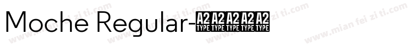 Moche Regular字体转换